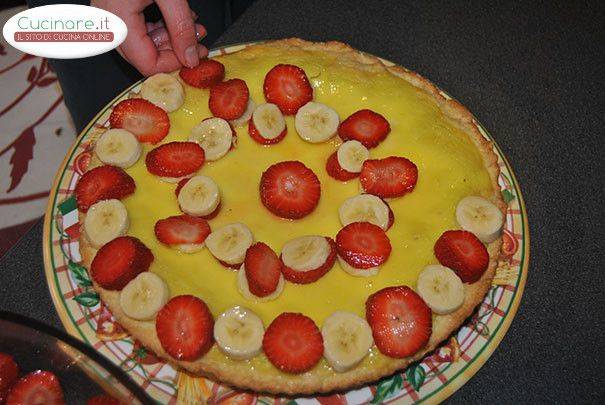 Torta Banane e Fragole preparazione 10